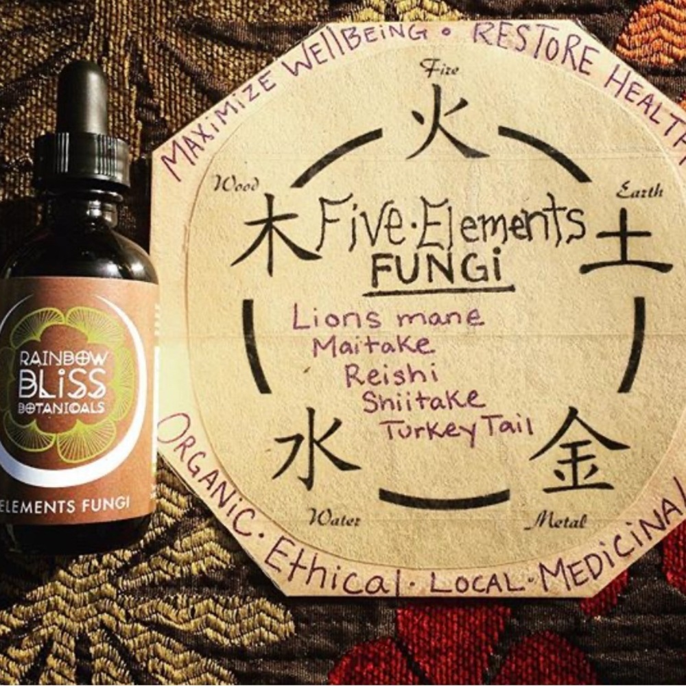 Rainbow Bliss Botanicals Five Elements Fungi